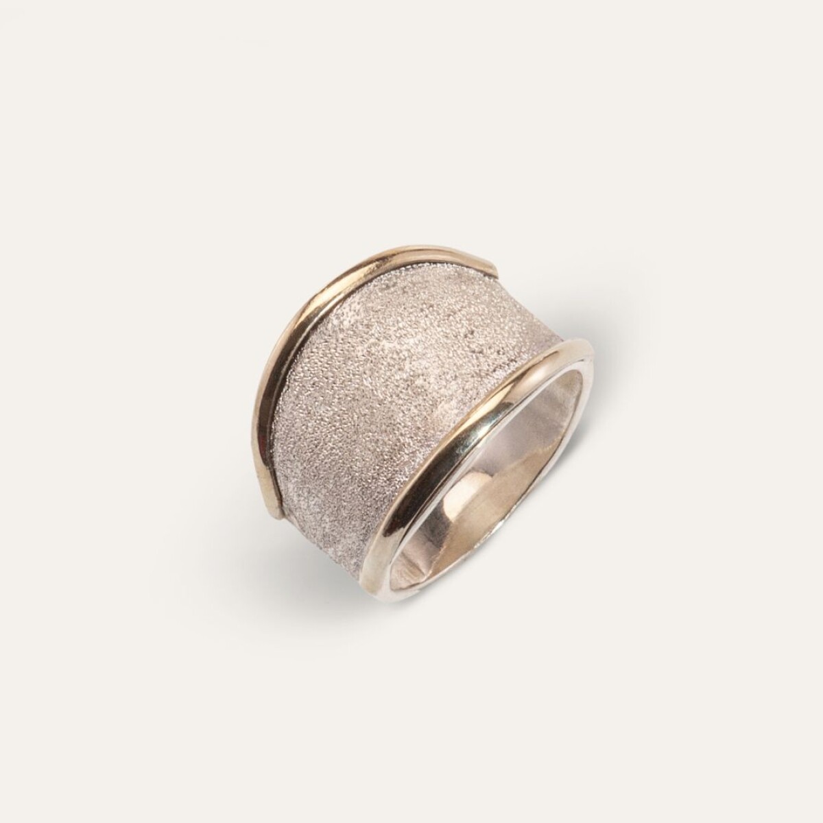 Anillo Malibu - Plata y Oro 