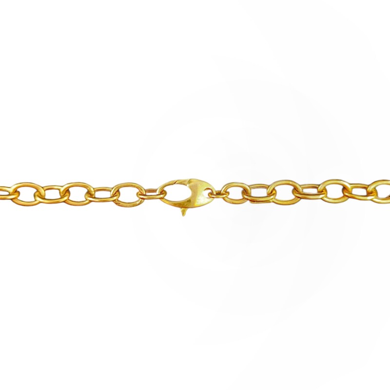 Cadena oro Rolo Oval-Oro bajo -Sin Piedra-CD8023 sinpiedra