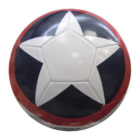 Pelota Fútbol Infantil N°3 Oficial CAPITAN AMERICA ESTRELLA