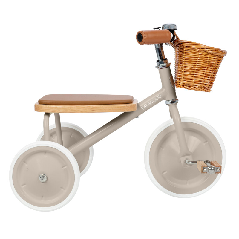 BW-TRIKE Triciclo Para Niños Con Pedales Banwood - Beige