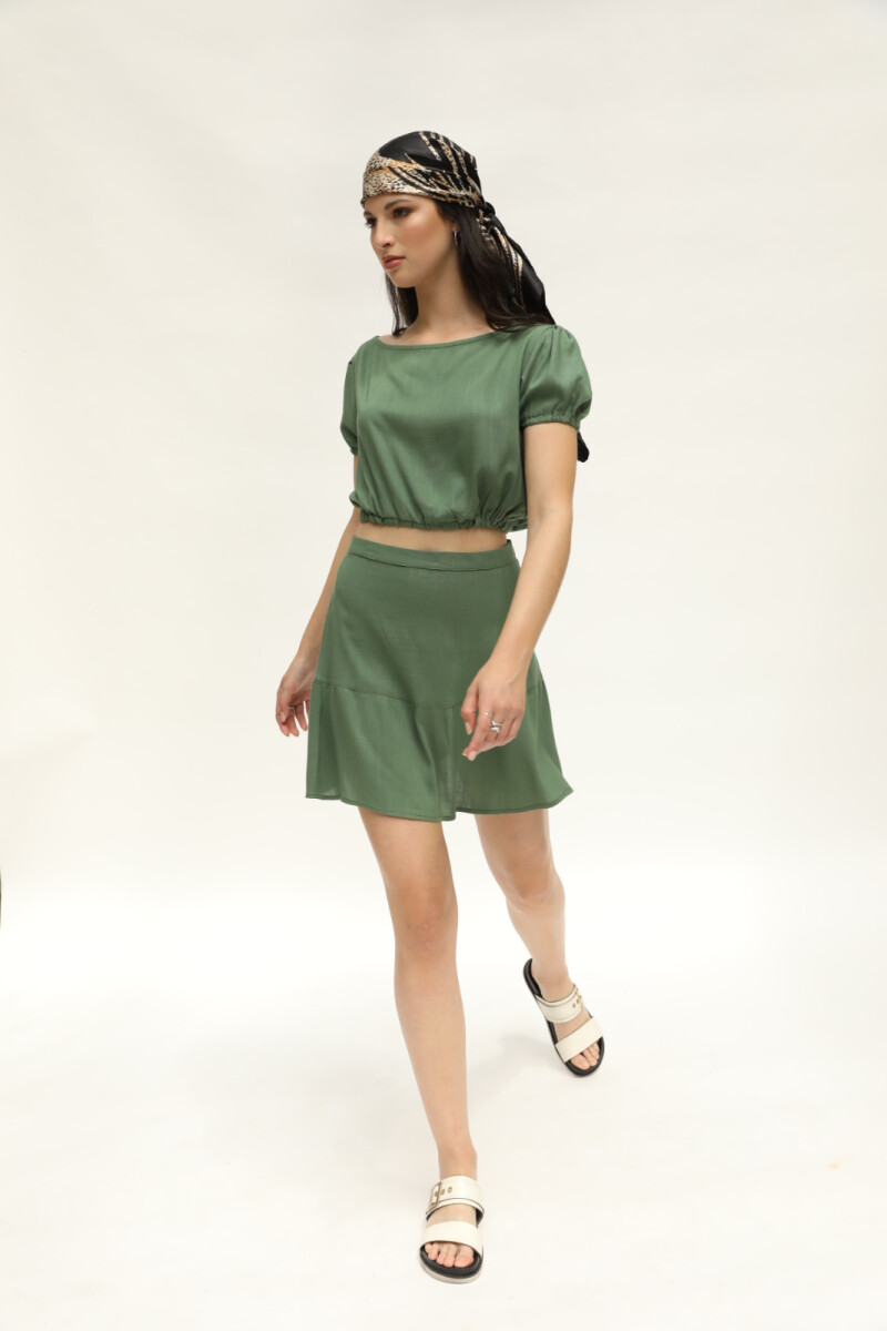 Falda Poe - Verde 