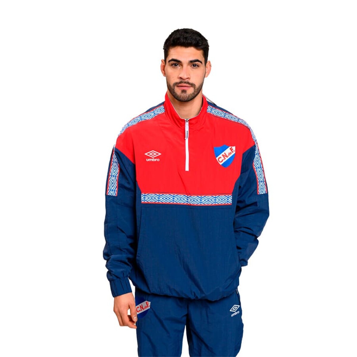 Buzo Umbro Wind Nacional de Hombre - NU143007 - Azul-rojo 