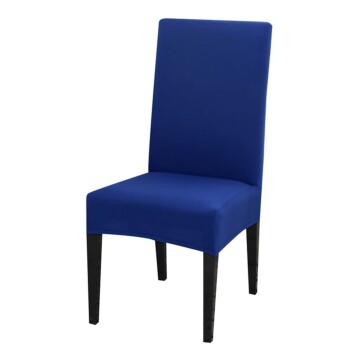 Funda Cubre Sillas Universal Comedor Elastizada Lavable X3 Color Variante AZULELECTRICO