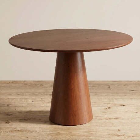 MESA DE COMEDOR LAMINA-DE-CINAMOMO MARRON DORIA