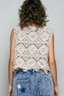 CHALECO CROCHET Natural