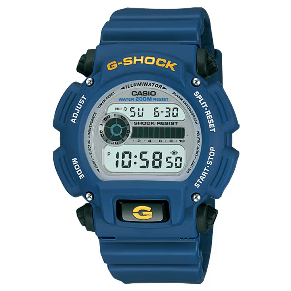 Reloj CASIO G-SHOCK DW9052-2VDR Resina Azul Esfera 43mm 