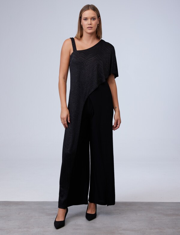 Enterito Overlay Lurex NEGRO