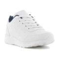 Championes Infantiles Boomerang BUZ acordonado Blanco - Azul Marino