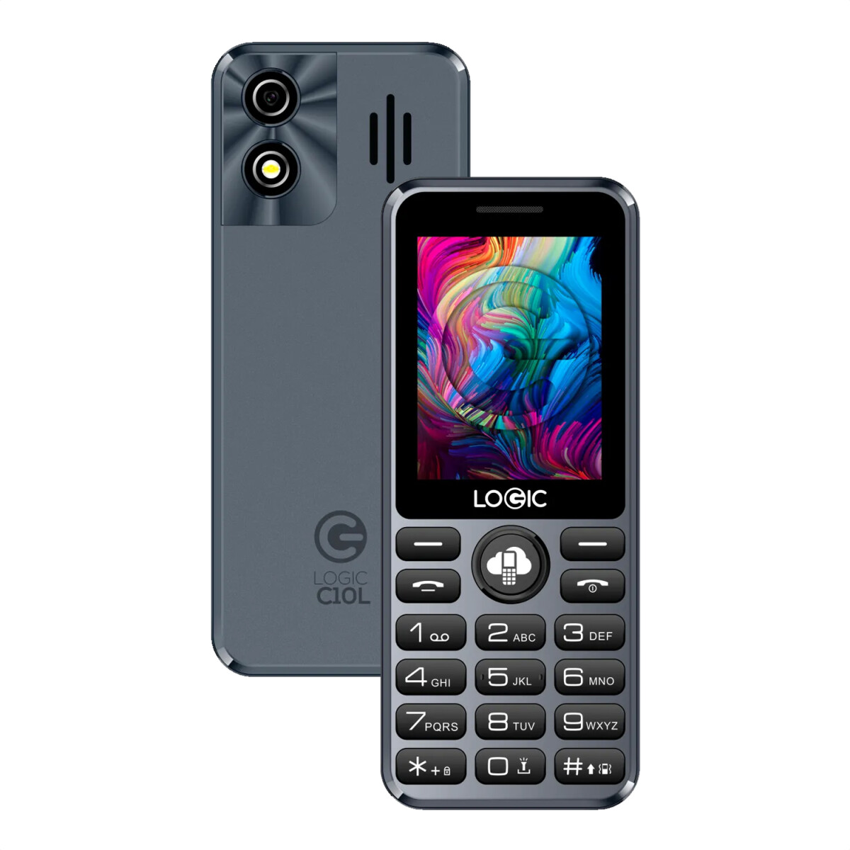 Logic C10l Adulto Mayor Cámara Bluethoot Redes Sociales - GRIS 