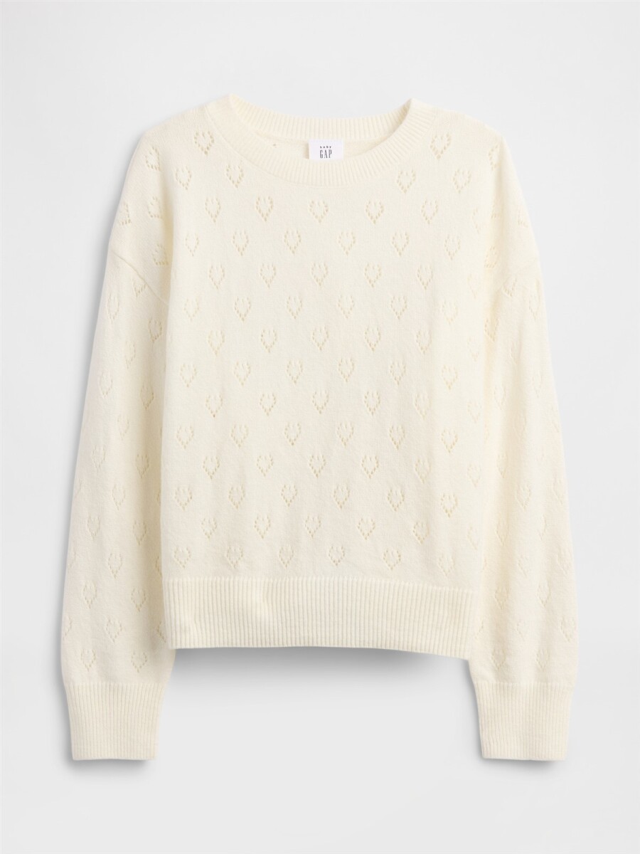 Buzo Cashsoft Toddler Niña - Ivory Frost 