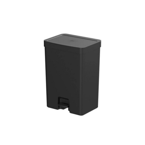 Papelera con pedal 30L Negro
