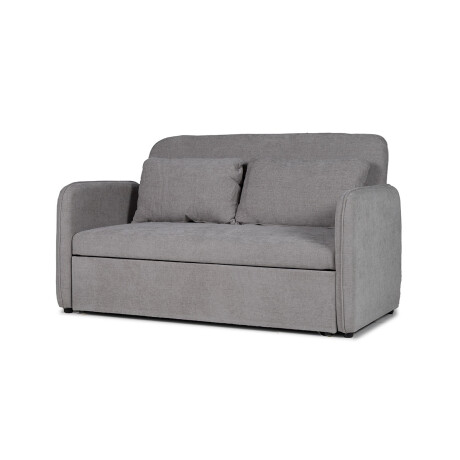 Sofá Cama Spazio - Tela Microfibra 455 (Ceniza)