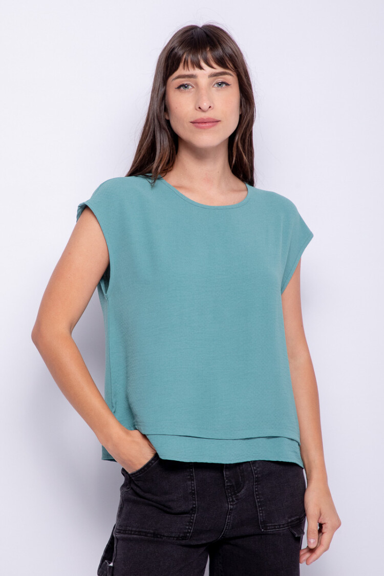 BLUSA COPERNIC Agua Marina