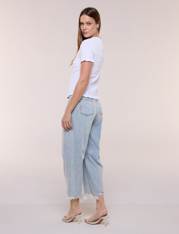 Blusa Smocked BLANCO