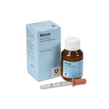 Nistat Suspensión 60 ml | Antifúngico Oral de Acción Eficaz Nistat Suspensión 60 ml | Antifúngico Oral de Acción Eficaz