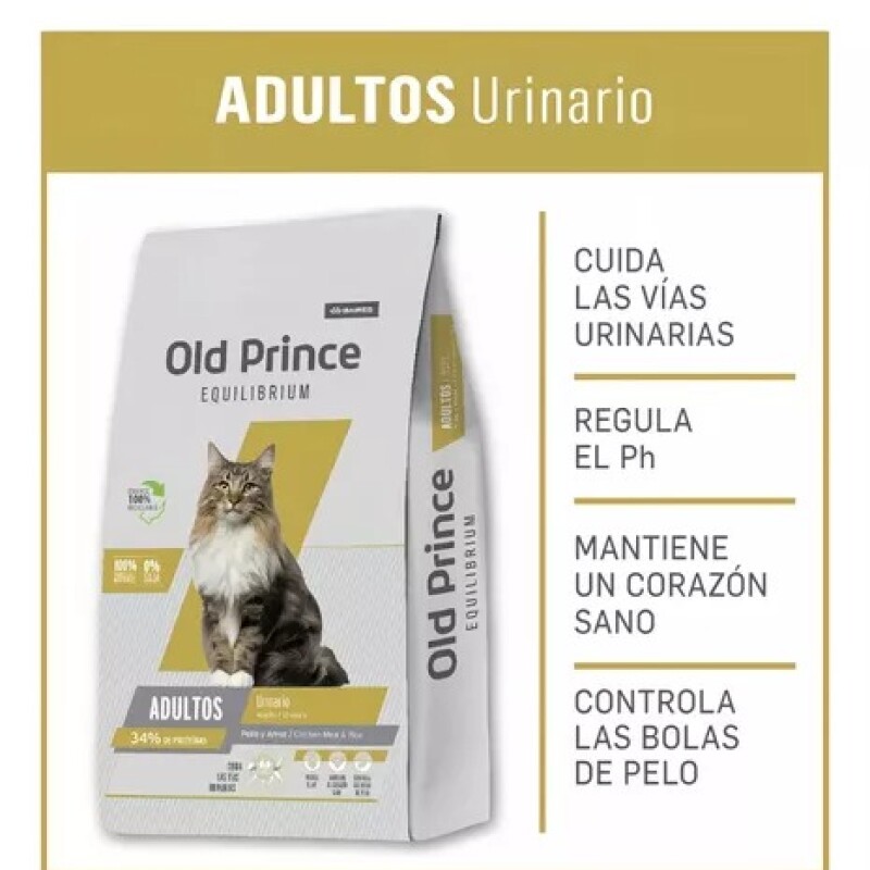 OLD PRINCE GATOS ADULTOS URINARIO 3 KG