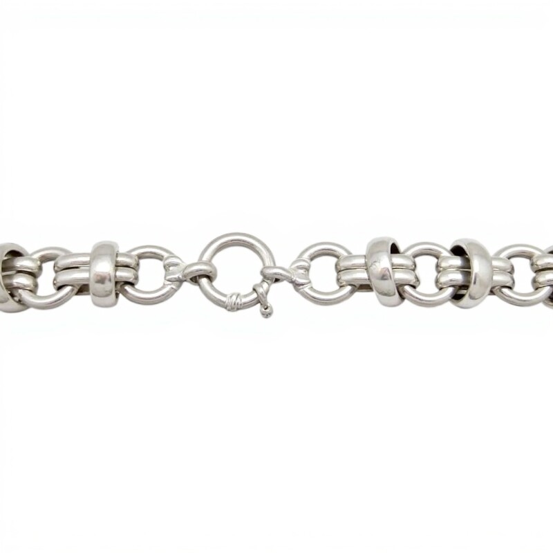 Cadena aro enlazado-Plata 925-Sin Piedra-CD3383 sinpiedra