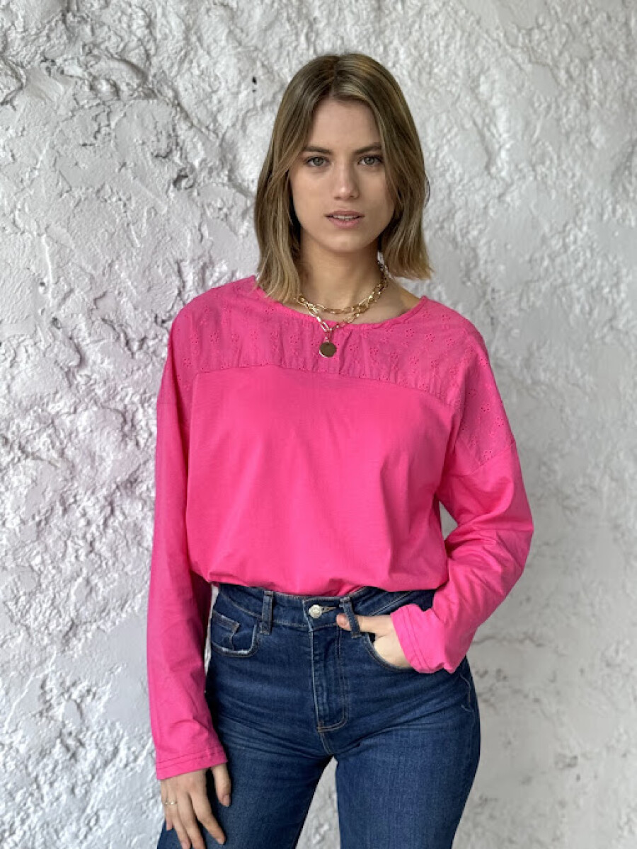 Blusa Kala - fucsia 