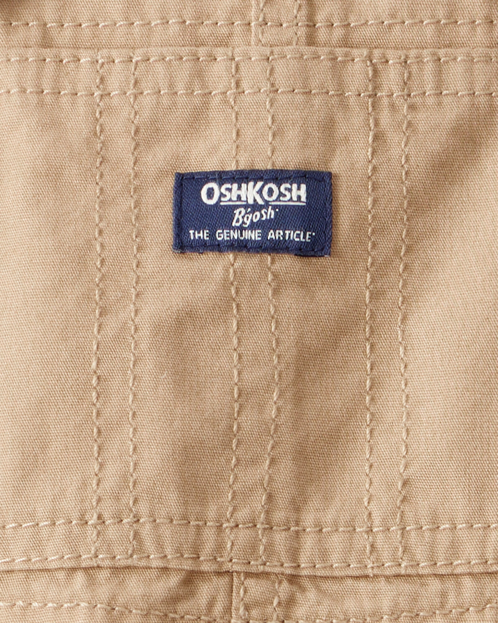 Enterito de algodón resistente, beige. Talles 3-24M Enterito de algodón resistente, beige. Talles 3-24M