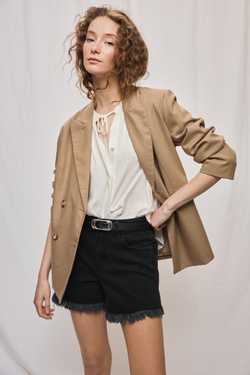 BLAZER VECTOR CAFÉ Café