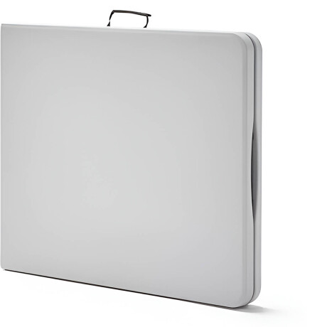 Mesa Plegable 1.80m Camping Jardín Resistente Calidad Blanco