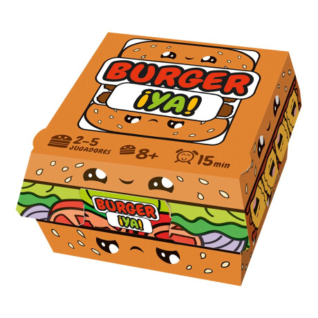 Juego De Mesa Asmodee Burger ¡Ya! +8 001