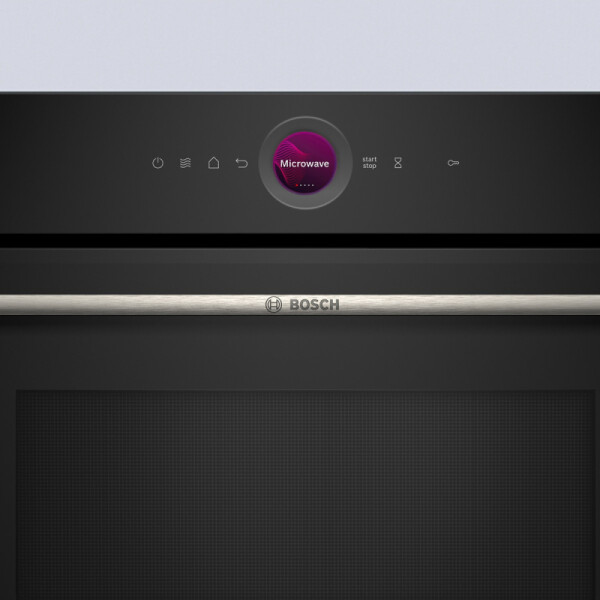 Microondas de empotrar Bosch CEG732XB1 Gourmet negro