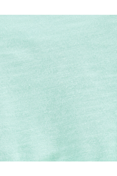 Vestido de algodón con botones y volados Sin color