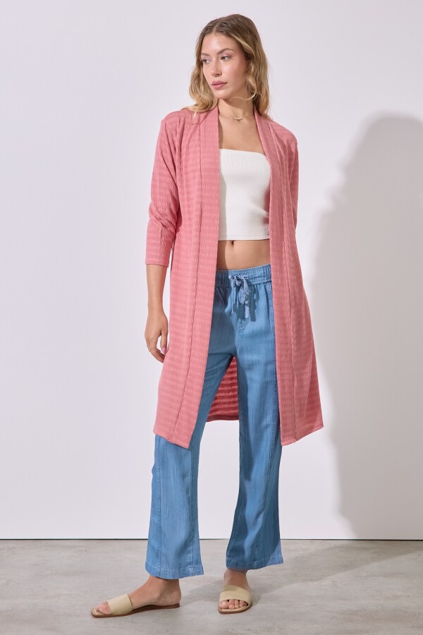 Cardigan Texturado ROSA