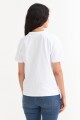 Remera m/c estampada colección Urbana BLANCO