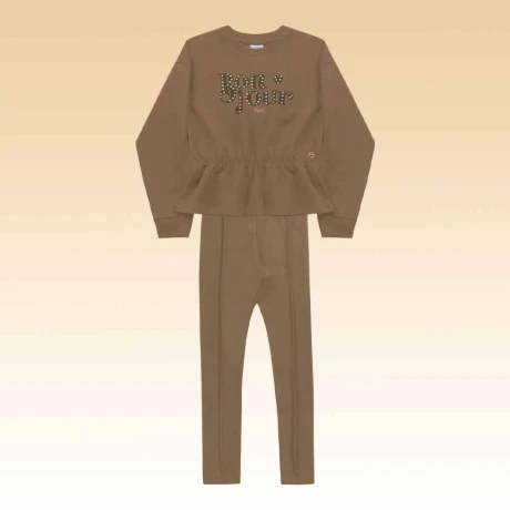 Conjunto niña buzo y calza Conjunto niña buzo y calza