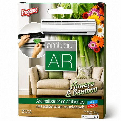Aromatizador Aire Acondicionado FRAGANCE Flower Bambú Aromatizador Aire Acondicionado FRAGANCE Flower Bambú
