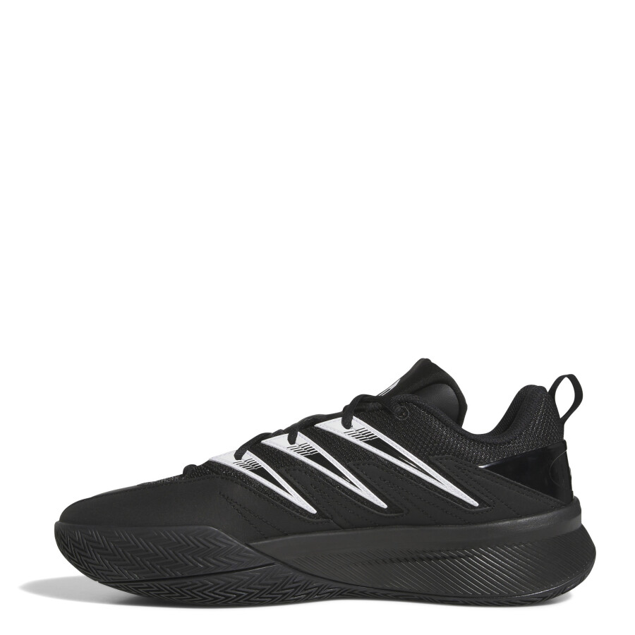 Championes de Hombre Adidas Dame Certified Basket 3.0 Negro - Blanco