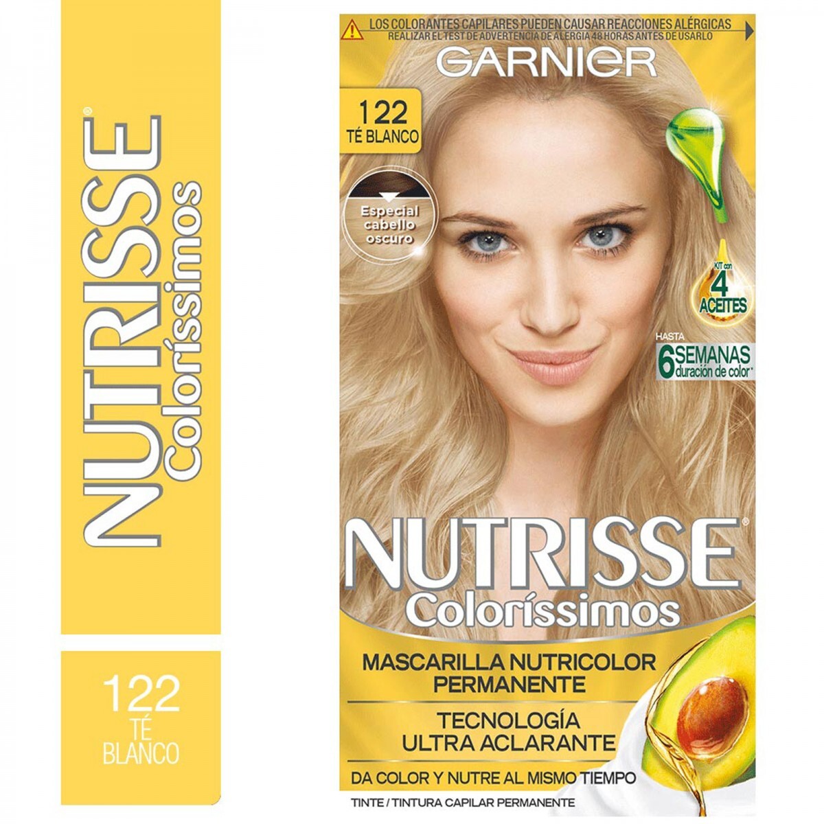 Tinta Nutrisse 120 Coco Rubio Extra Claro | Rubio Muy Claro con Brillo Natural