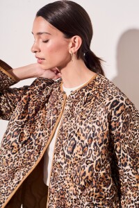 Campera Capitoneada Reversible Camel