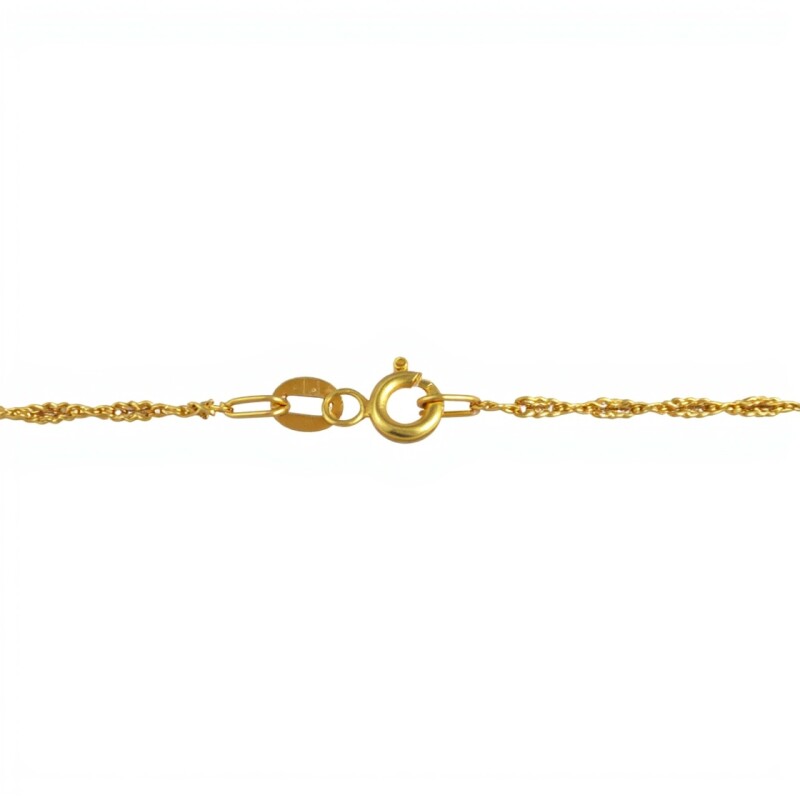 Cadena oro Singapur -Oro bajo -Sin Piedra-CD8048 sinpiedra