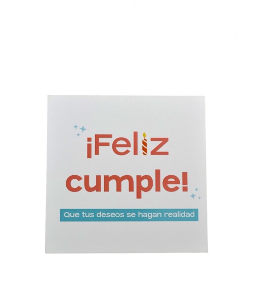 Tarjeta cumpleaños 10x10 DISEÑO 10
