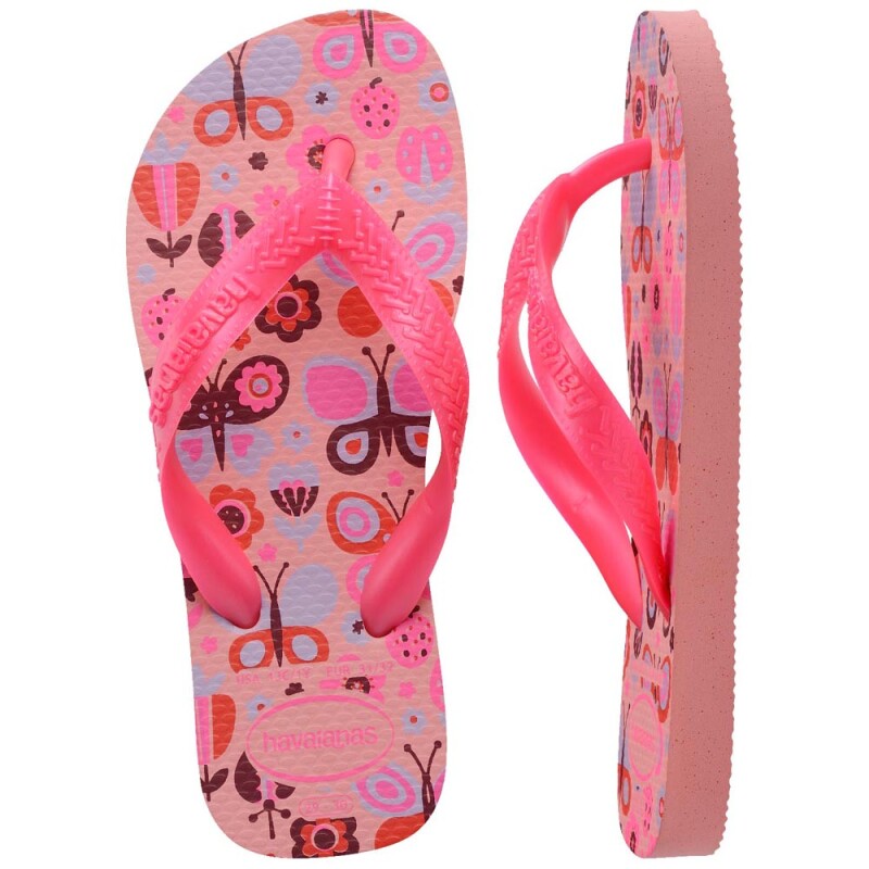 Sandalias Havaianas Kids Flores FC Niños Rosa Mango