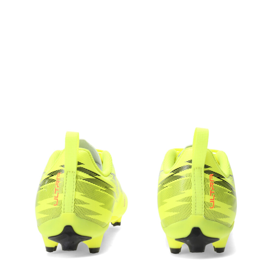 Championes de Niños Puma Futbol 11 Ultra 6 Play Fg/Ag Jrs Amarillo - Negro
