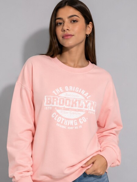 BUZO SLOWLY 8684 ROSADO