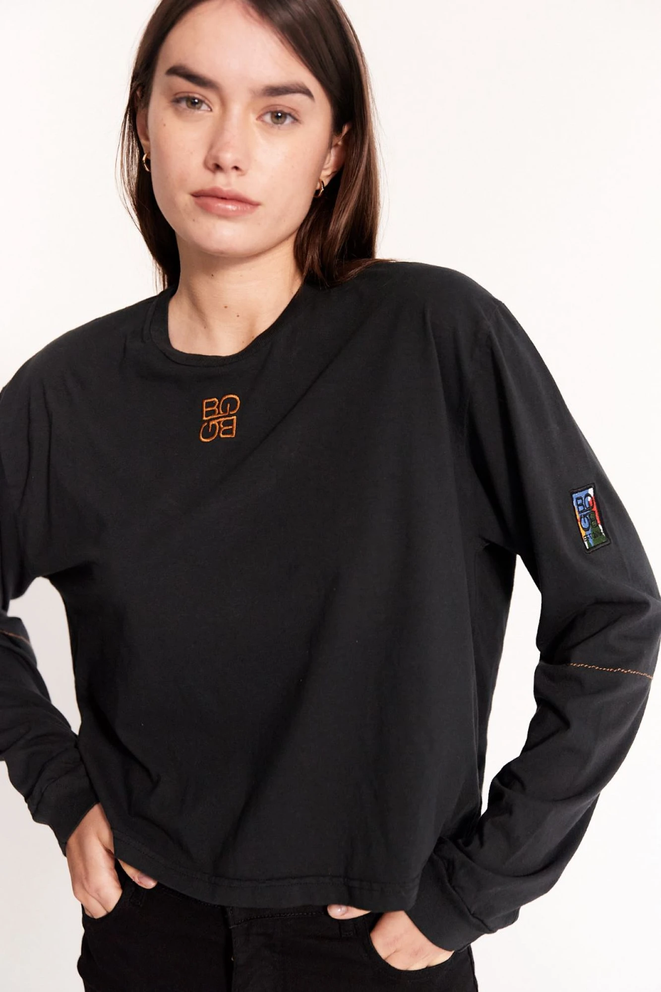 Remera Patch negro l