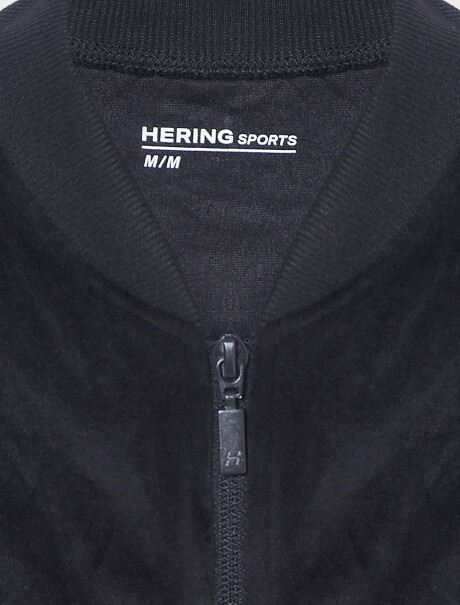 CAMPERA DE FELPA NEGRO