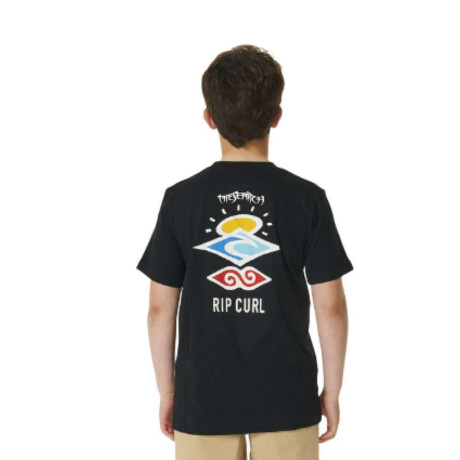 Remera MC Rip Curl Search Icon Negro