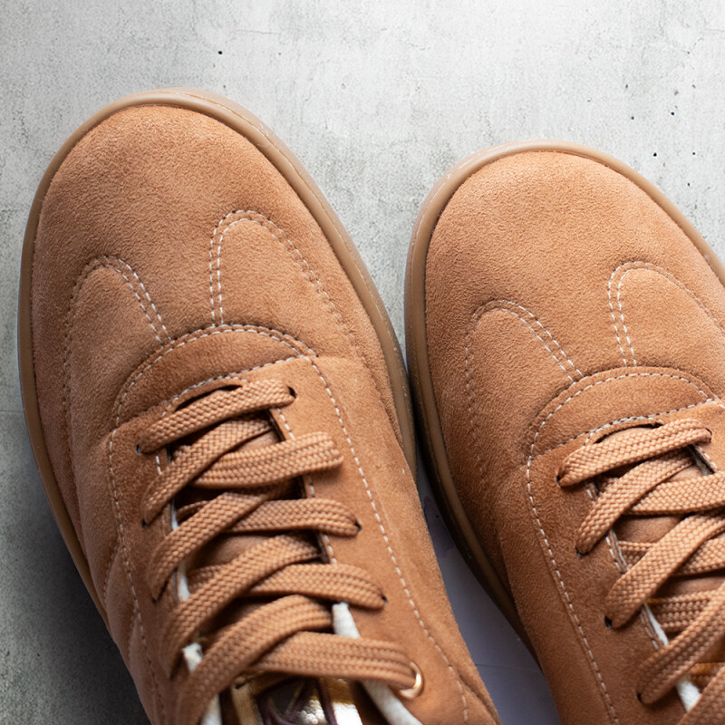 Sandalia de dama Piccadilly BROWN/GOLD