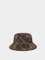 Sombrero Bucket Efecto Pelo Estampado Animal multicolor