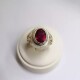 Anillo sello caballero con piedra oval Anillo sello caballero con piedra oval