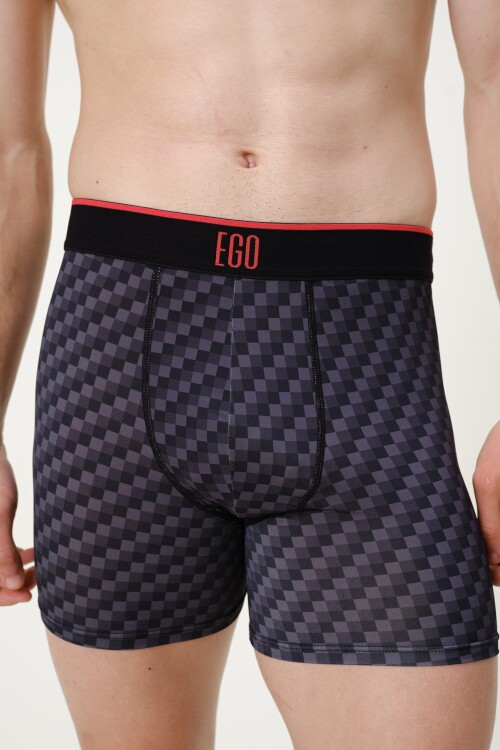 Boxer Active Negro Cuadrillé
