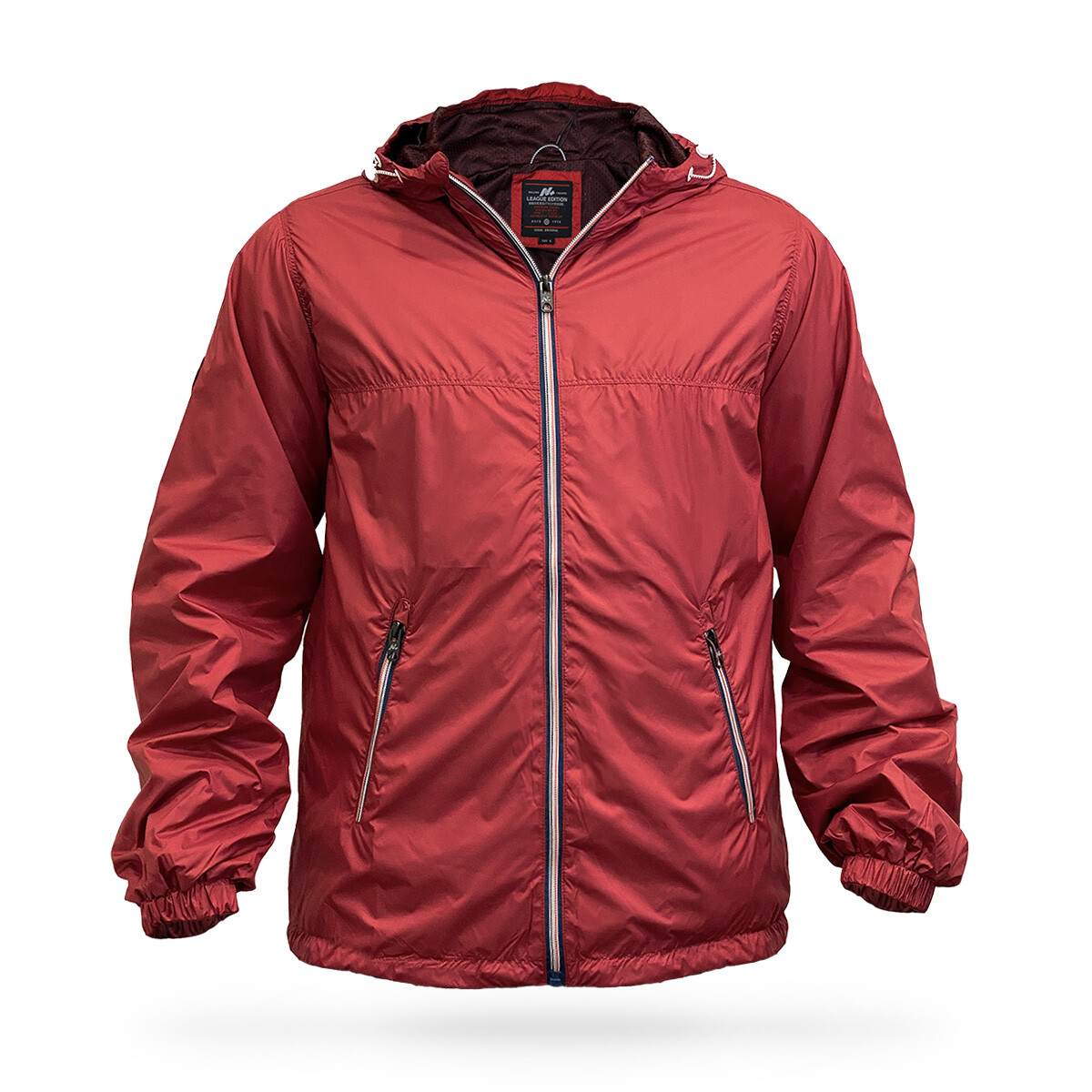 Campera North Sails N+ Nylon Impermeable Para Hombre - Bordó 