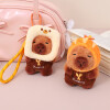 Llavero De Peluche - Capibara Con Capucha Llavero De Peluche - Capibara Con Capucha