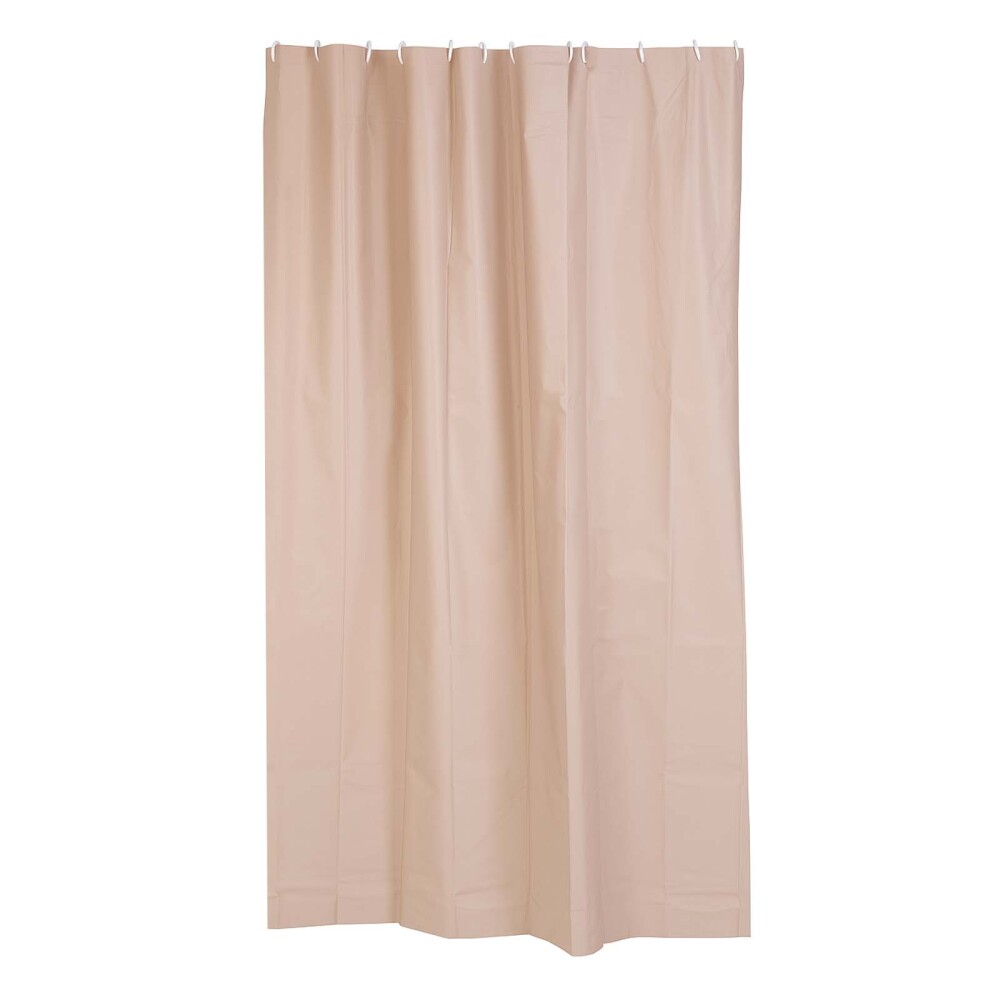 CORTINA BAÑO PEVA 180X200 POLIESTER MARRON TAUPE TAUPE